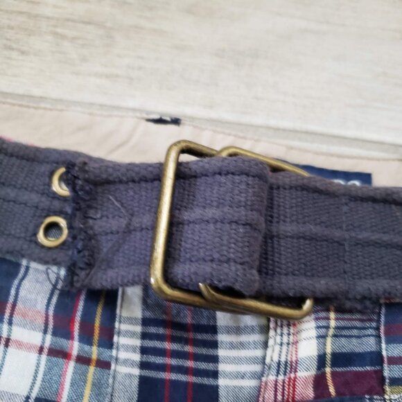 Chaps by Ralph Lauren Patchwork Plaid Chino Shorts Men's Preppy Plaid Summer 36 - Picture 6 of 6